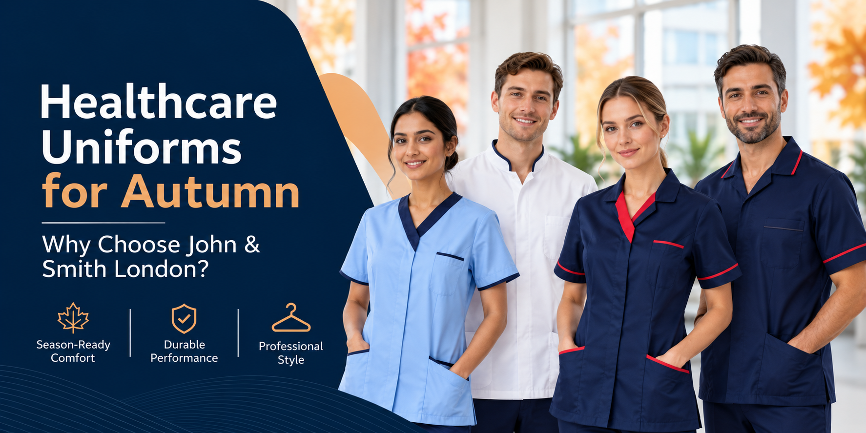 Healthcare Uniforms for Autumn: Why Choose John & Smith London?