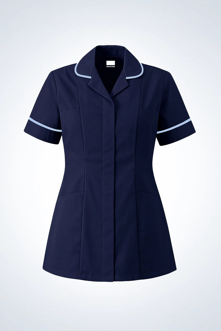 Merton Classic Tunic - Navy Blue & Sky Blue