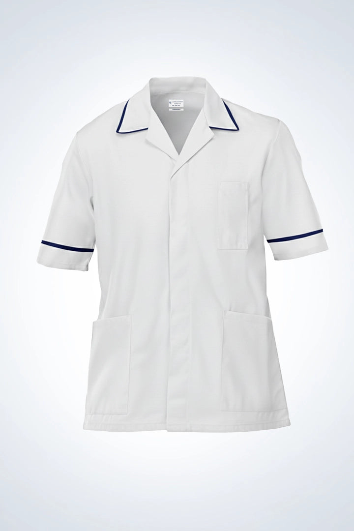 Clerkenwell Classic Tunic - White & Navy Blue