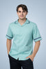 Clerkenwell Classic Tunic - Aqua & Navy Blue