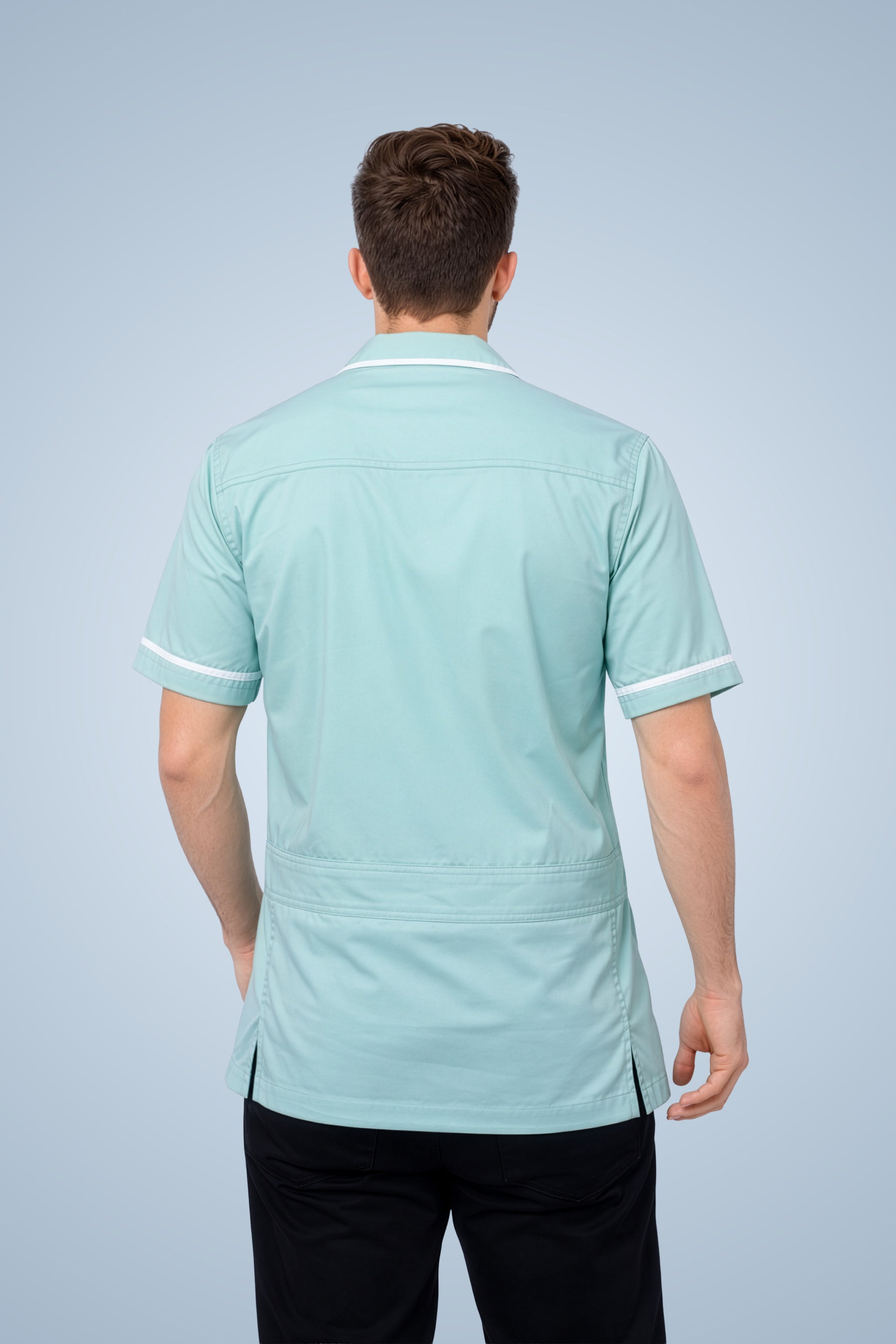 Clerkenwell Classic Tunic - Aqua & White