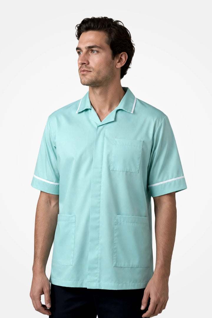 Clerkenwell Classic Tunic - Aqua & White