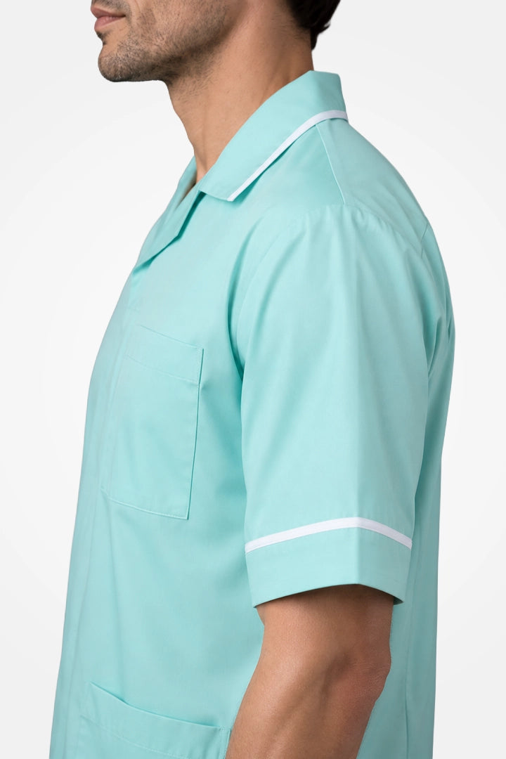 Clerkenwell Classic Tunic - Aqua & White
