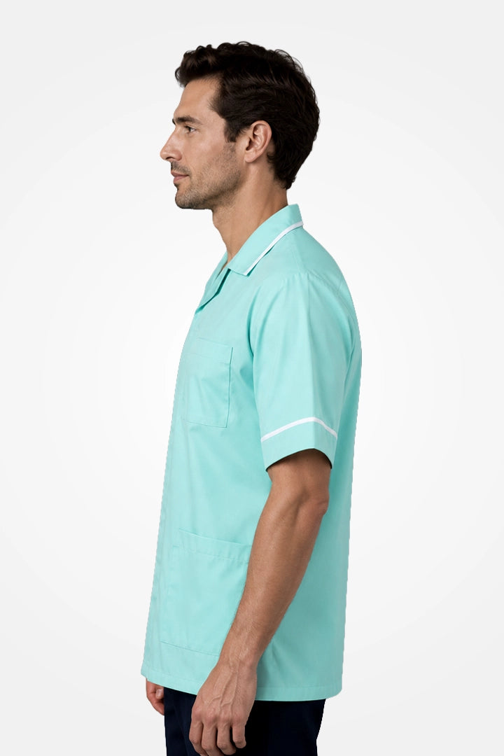Clerkenwell Classic Tunic - Aqua & White
