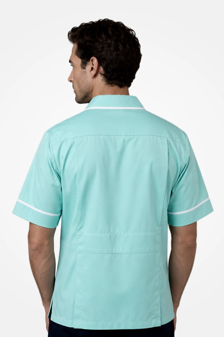 Clerkenwell Classic Tunic - Aqua & White