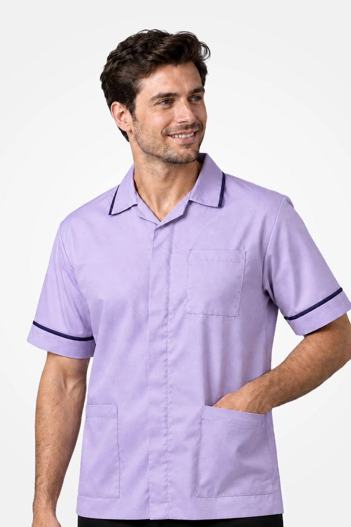 Clerkenwell Classic Tunic - Lilac & Navy