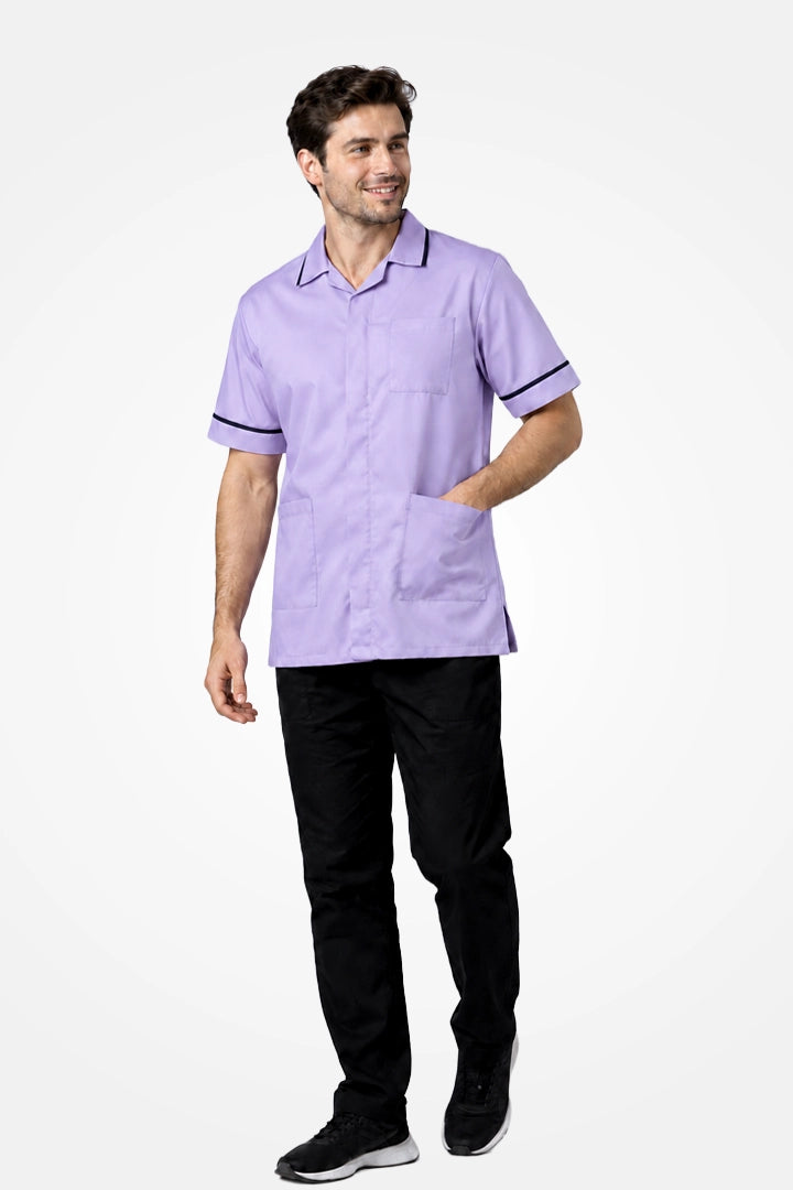 Clerkenwell Classic Tunic - Lilac & Navy