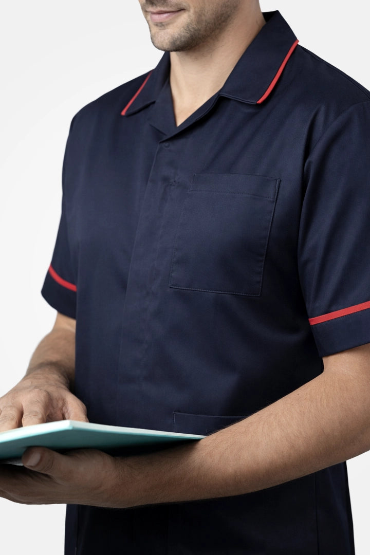 Clerkenwell Classic Tunic - Navy & Red
