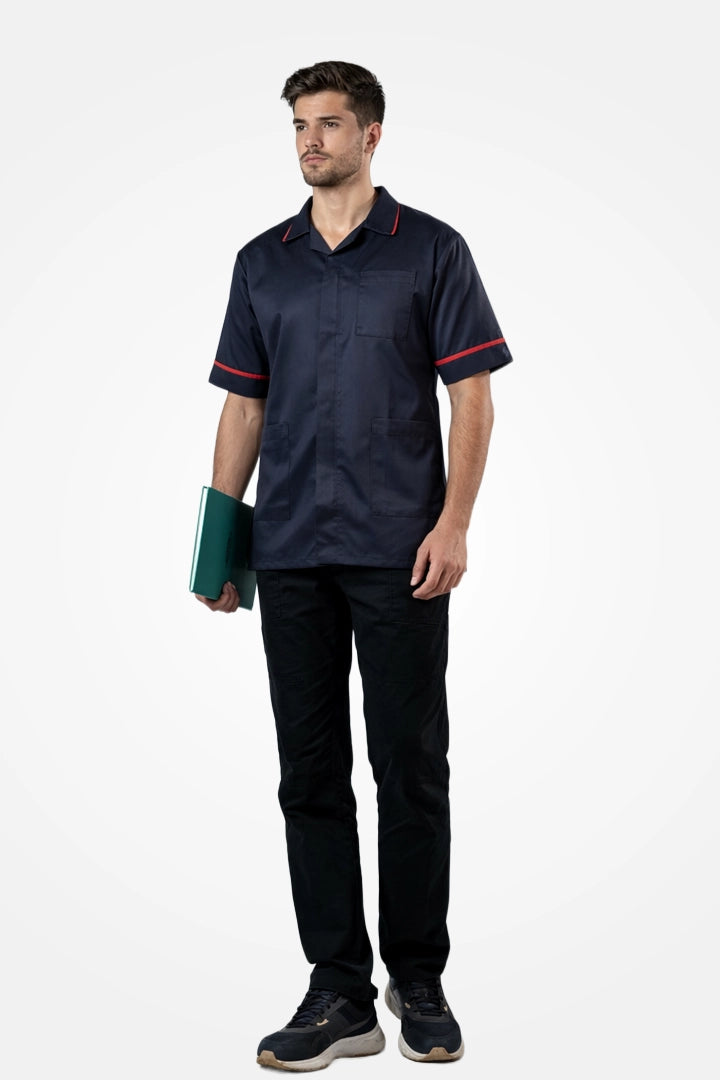 Clerkenwell Classic Tunic - Navy & Red