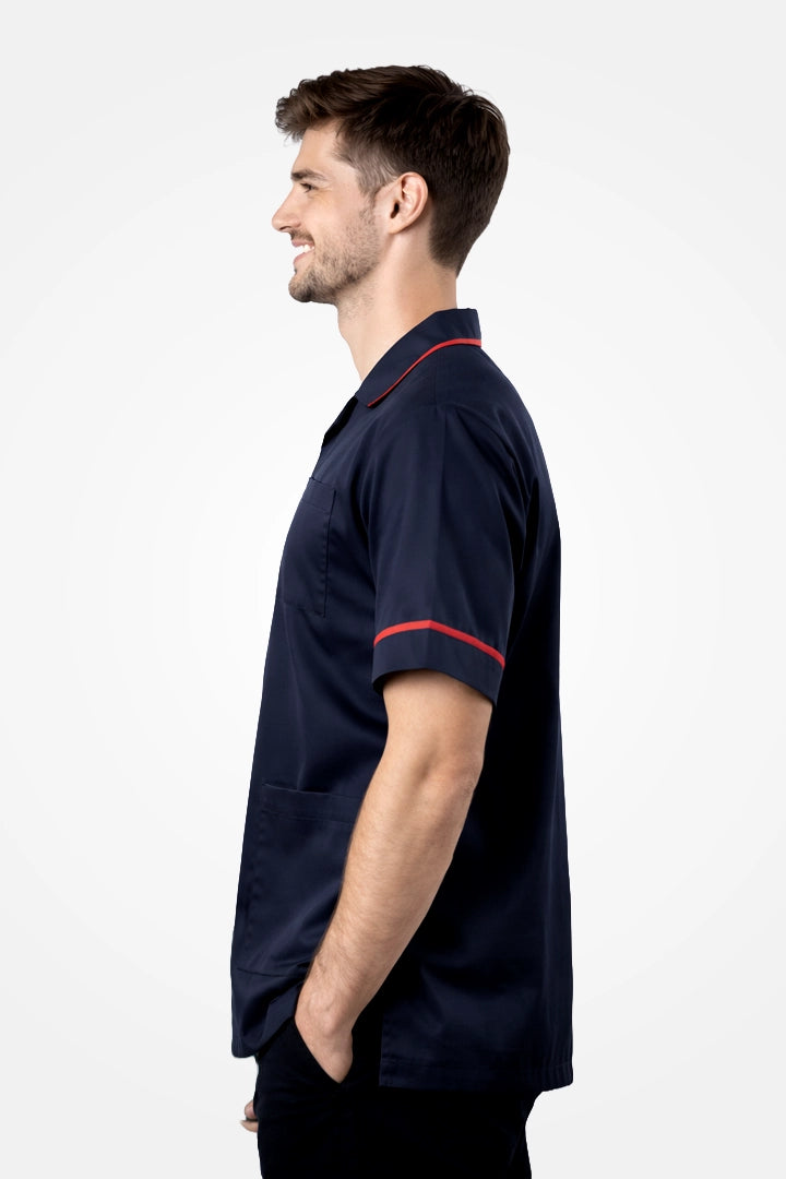 Clerkenwell Classic Tunic - Navy & Red