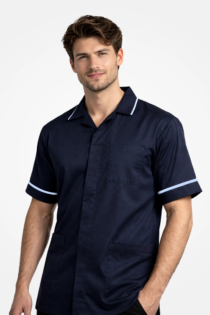 Clerkenwell Classic Tunic - Navy & Sky Blue