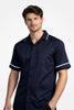 Clerkenwell Classic Tunic - Navy & Sky Blue