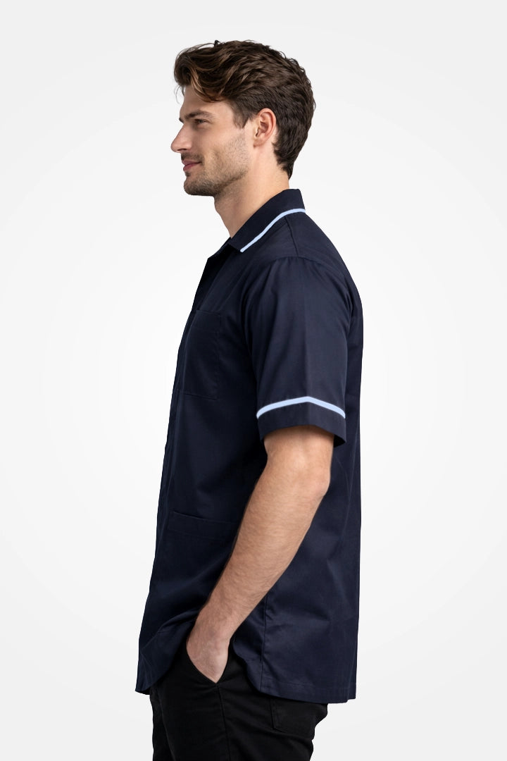 Clerkenwell Classic Tunic - Navy & Sky Blue