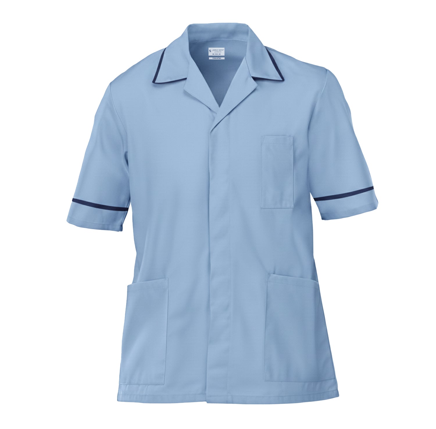 Clerkenwell Classic Tunic - Sky Blue & Navy Blue