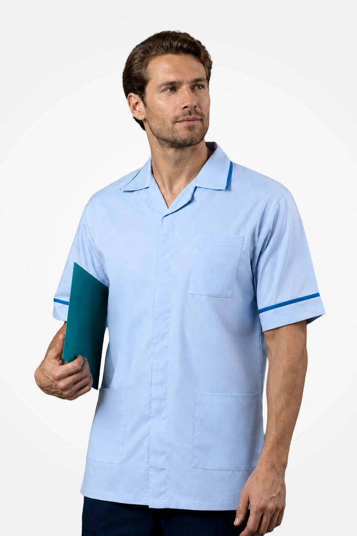 Clerkenwell Classic Tunic - Sky Blue & Teal Blue