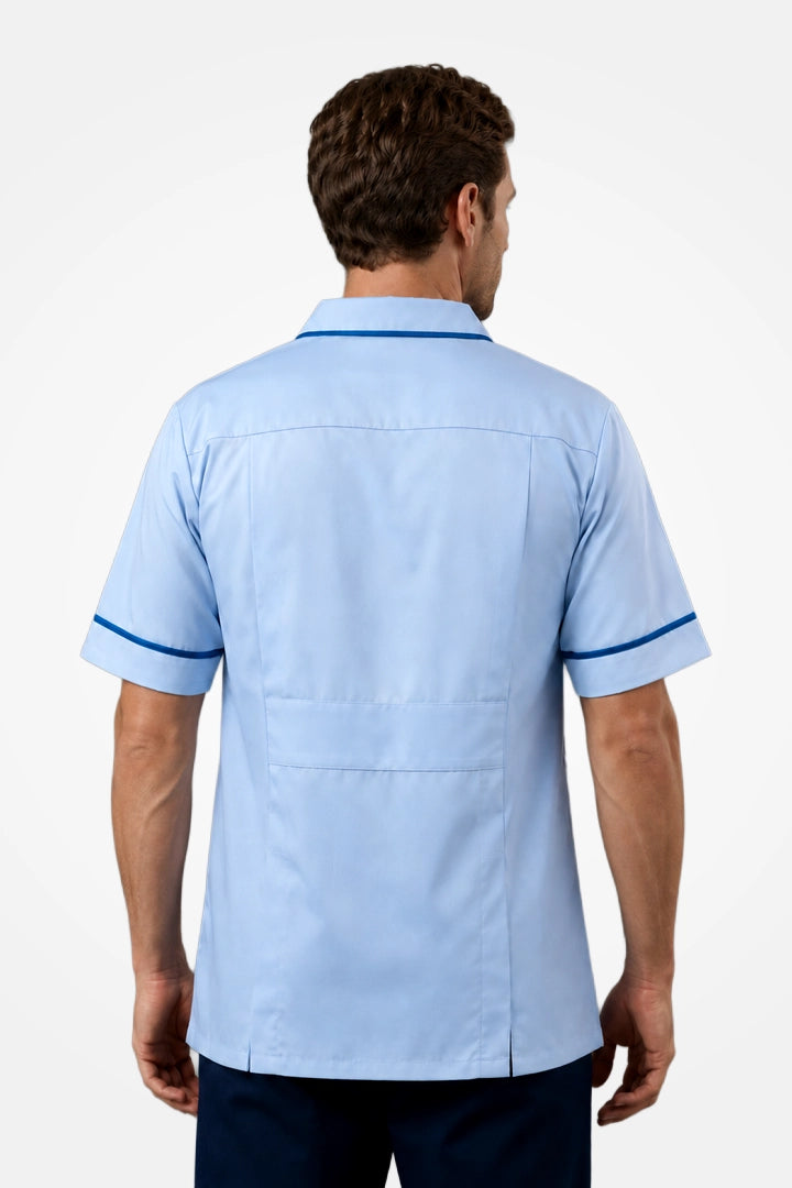 Clerkenwell Classic Tunic - Sky Blue & Teal Blue