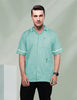 Clerkenwell Classic Tunic - Aqua & White