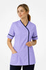 Lambeth Asymmetric Tunic - Lilac & Navy Blue