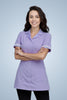 Leyton Classic Tunic - Lilac & White