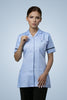 Leyton Classic Tunic - Sky  Blue & Navy