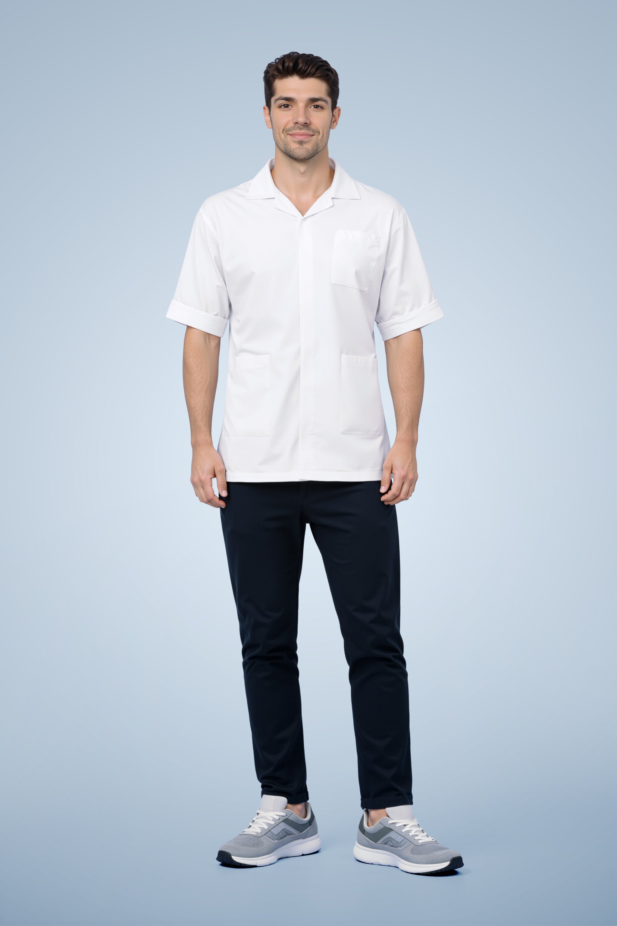 Clerkenwell Classic Tunic - White & White